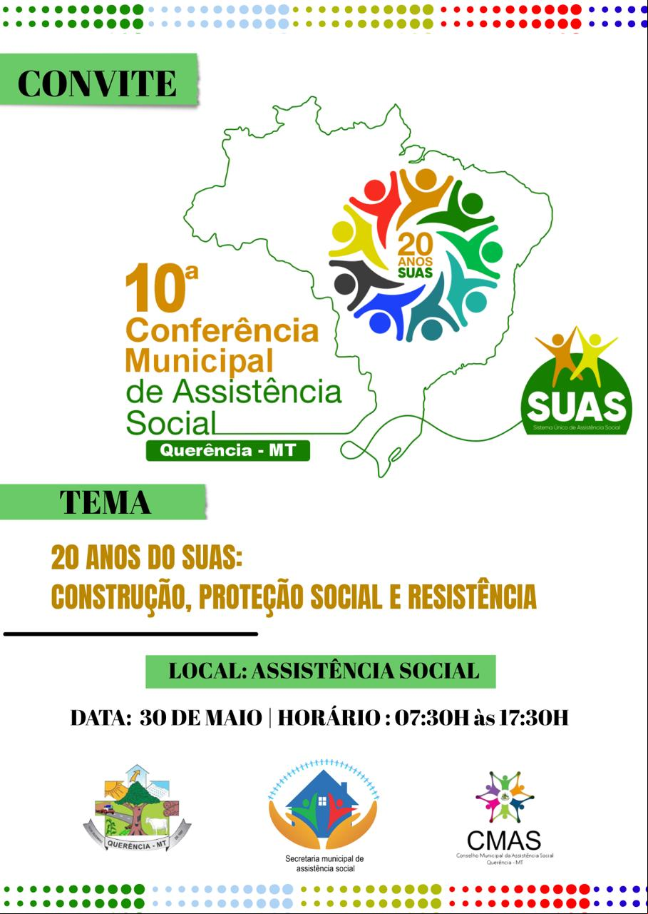 Querência realiza 10ª Conferência Municipal de Assistência Social com foco nos 20 anos do SUAS
